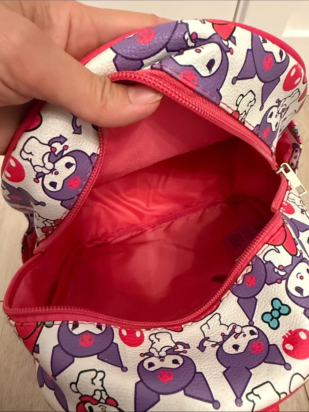 Sanrio Kuromi & My Melody Pink and Purple Mini Backpack